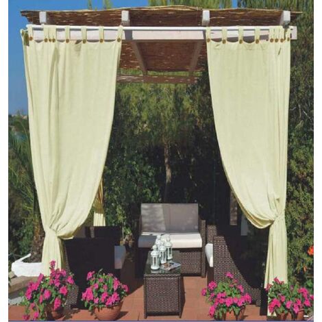 Tenda da Sole per Gazebo Pergola Veranda Impermeabile Anti-Muffa 160X270 cm PANNA