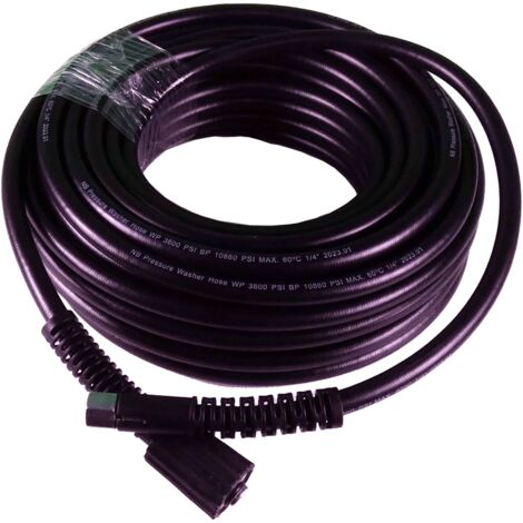 Tubo Prolunga 15m Per Idropulitrici Karcher K2-K7 - Attacco Rapido, Alta Pressione