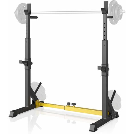 LIFERUN Squat Rack Hantelständer, Kniebeugenständer, verstellbare Langhantelablage höhenverstellbar, Multifunktions Barbell Rack für für Sportstudio Zuhause Gewichtheben Bankdrücken bis 250 kg