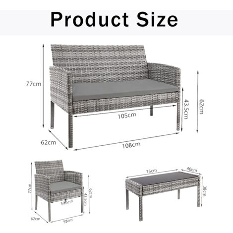 Beliani Gartentisch Aus Aluminium Mit Glasplatte – 210x90 Cm, Für 6 Personen, Witterungsbeständig