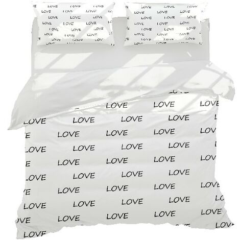 Set de Funda N rdica Doble Amor Trama para Cama Saco con