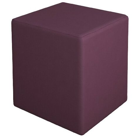 Puff cubo otomano reposapiés con almacenamiento 38 x 38 x 38 cm Negro Puff  cubo- asiento