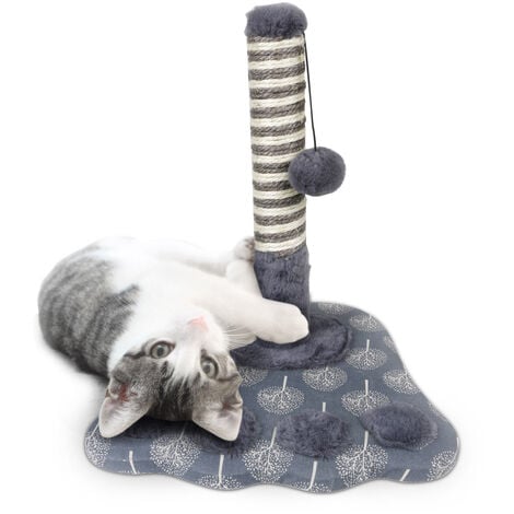 Nobleza - 16” Tall Cat Scratching Post 40cm, Claw Scratcher Natural ...