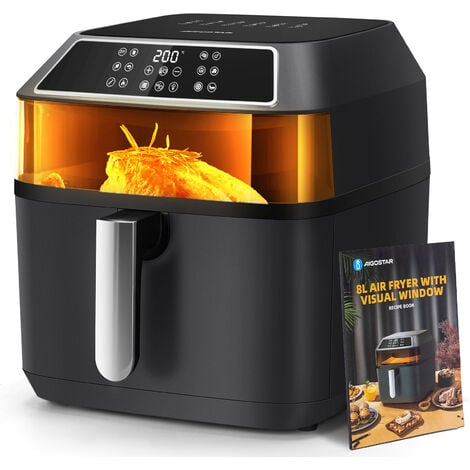 Aigostar 8L Air Fryer, Air Fryers Oven Home Use with Large Viewing