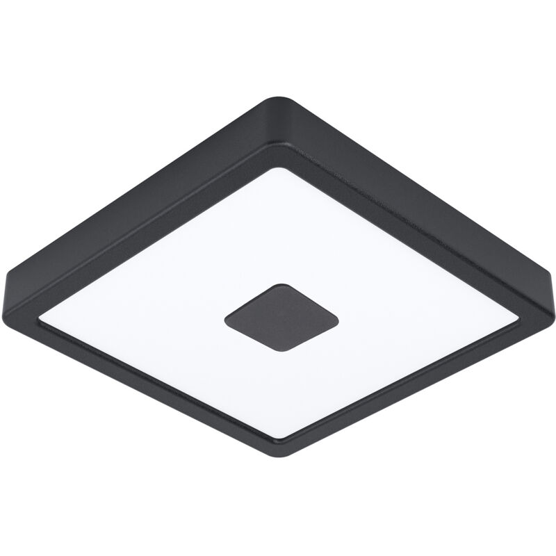 Emibig SOLAR Plafoniera A Globo Nera Con Paralumi In Vetro Grafite, 3x E14 - Foto 8