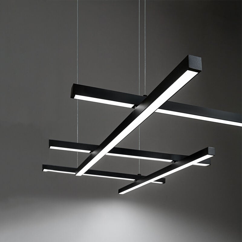 Lampadario Moderno Ritmo Bianco Led Piccolo