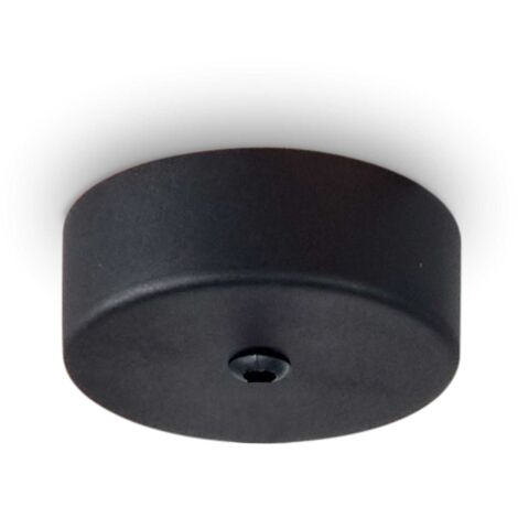 Rosone Magnetico All In Metallo Nero 1 Luce (1/4)