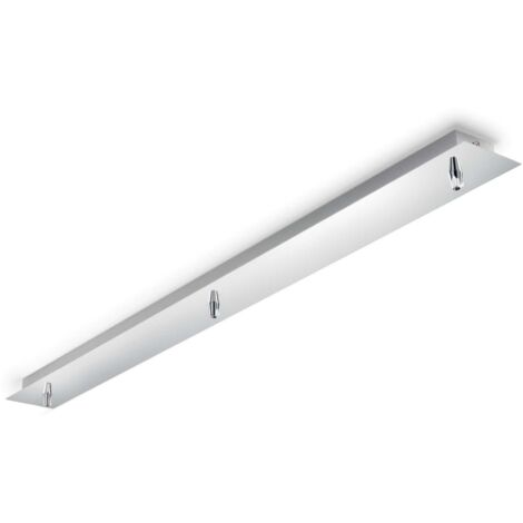 Rosone Lineare All In Metallo Cromo 3 Luci