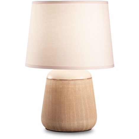 Lampade Da Scrivania Shabby Chic - Provenzale Kali'-2 Metallo Bianco 1 Luce E14 (1/3)