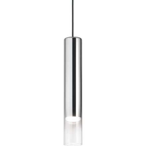 Sospensione Moderna Look Vetro Trasparente 1 Luce Gu10 7W 3000K Luce Calda (1/3)
