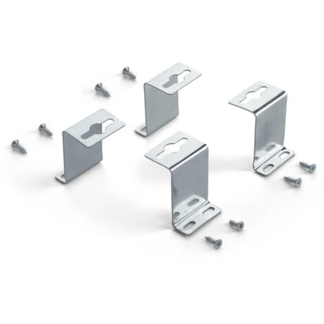 Kit Superficie Panel Metallo Cromo Luce