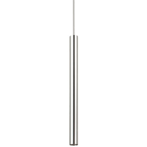 Sospensione Round Moderna Ultrathin Metallo Cromo Led 11,5W 3000K D40