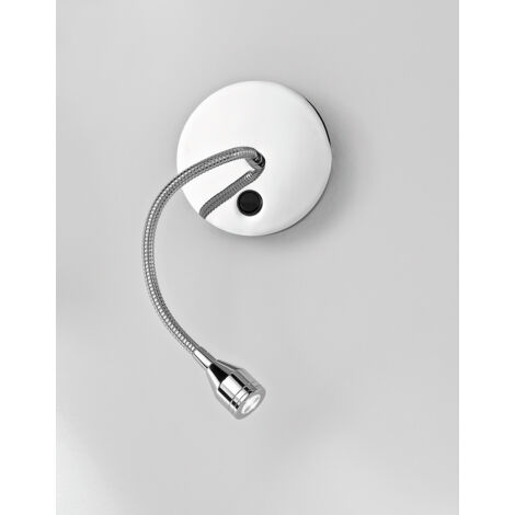 Applique In Metallo Moderna Spy Cromo Lucido Led (1/2)