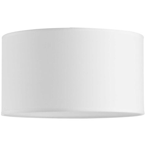 Paralume Cilindro Set Tessuto Bianco D70 (1/2)