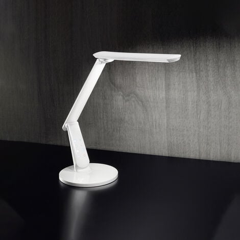 SLIM: Lampada da scrivania LED 6W, bianca. Interruttore touch