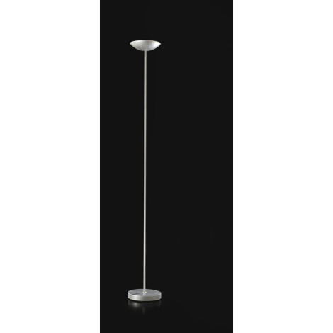 Piantana In Metallo Contemporanea Metis Argento 1 Luce