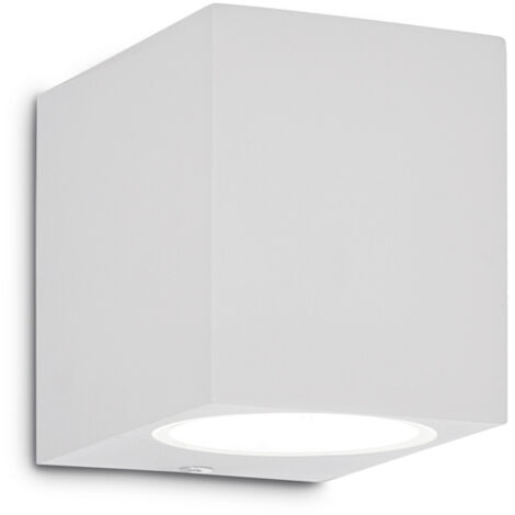 Applique Moderna Up Alluminio Bianco 1 Luce G9 3W 3000K Luce Calda