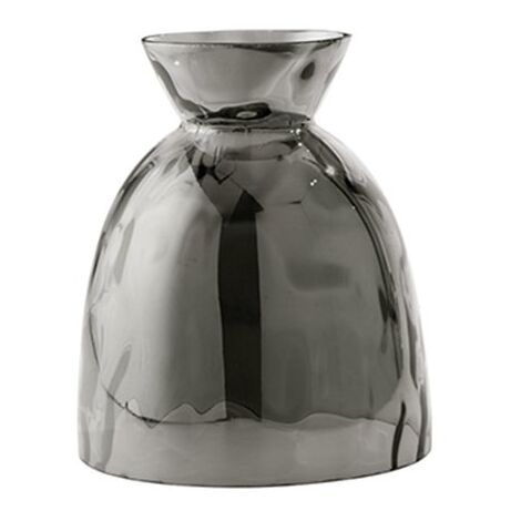 Paralume In Vetro Martellato Fumé Specchiato