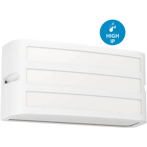 Applique Esterno Contemporanea Camarda Alluminio E Policarbonato Bianco Led (1/5)