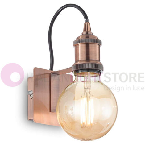 Applique Rustica-Country Frida Metallo Rame 1 Luce E27