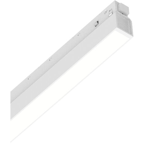 Supporto Lineare Binario On-Off Ego Wide Alluminio Bianco Led 10W 3000K