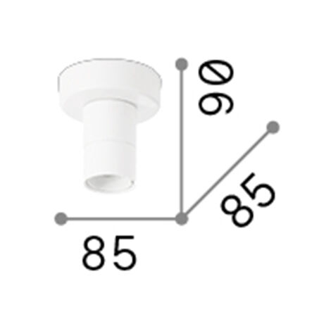 Lamkur Plafoniere A Sospensione A Cupola Argento, 1x E27 - Foto 4