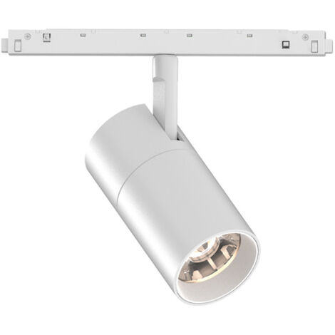 Eglio Binario Estensione Per Easy Track 90 Cm - Accessorio In Alluminio Bianco Per Luci A Soffitto Modulari