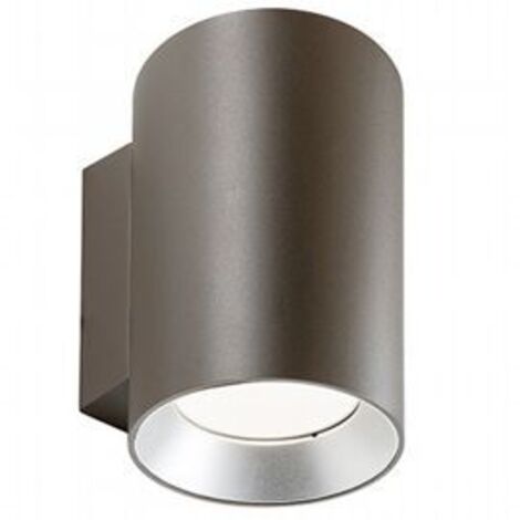 Applique Da Esterno Moderna Show Alluminio E Vetro Ruggine Led 20+20W 3000K (1/5)