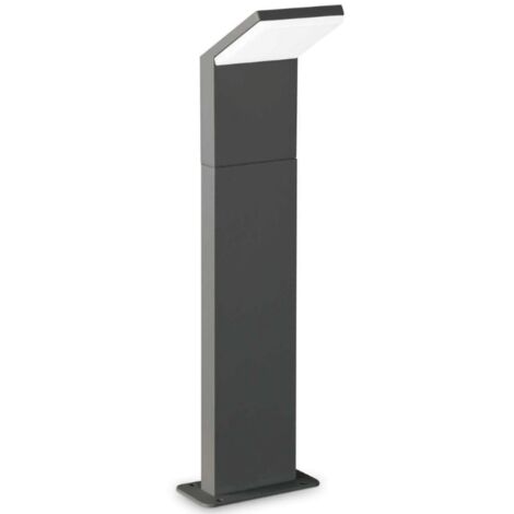 Piantana Da Terra Moderna Style Alluminio Grigio Led 9W 4000K Ip54