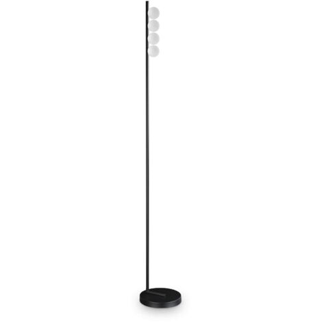 Piantana Da Terra Contemporanea Ping Pong Metallo Nero Led 12W 3000K Ip20 (1/3)