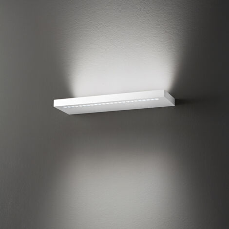 Applique Moderna Bed Metallo Bianco Led 28W 3000K (1/2)