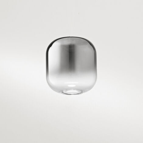 Vetro Borosilicato Contemporaneo Hunter Fumè Specchiato D14