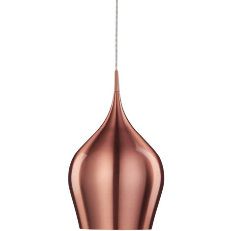 Searchlight Vibrant - Sospensione a soffitto a 1 luce grande cupola rame, E27 (1/5)