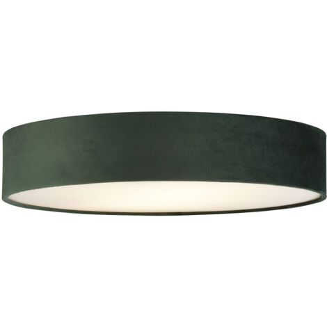 Searchlight Drum Pleat 3 Velluto chiaro a filo, tonalità verde (1/5)