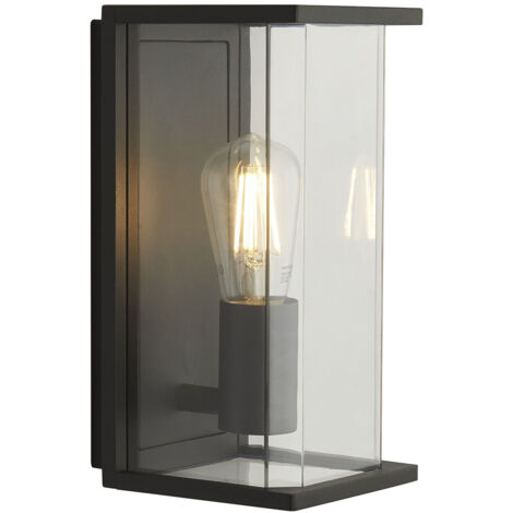 Sovil Applique Da Esterno Mod. Dive In Alluminio Grigio Pressofuso – Lampada Da Parete Con Diffusore In Resina Satinata, Attacco E27