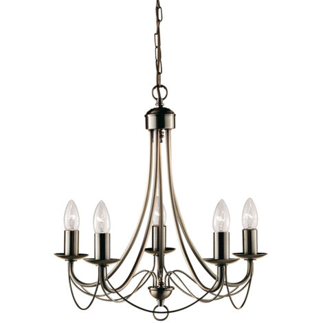 Lampada da soffitto in ottone Luce antica Dimmerabile Portacandele Illuminazione del soggiorno (1/5)