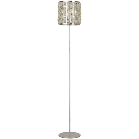 Lampadario in cristallo trasparente e cromo 12 luci MS-205