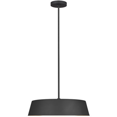 Lampada a sospensione Elstead Asher a 5 luci, nero mezzanotte, E14 (1/4)
