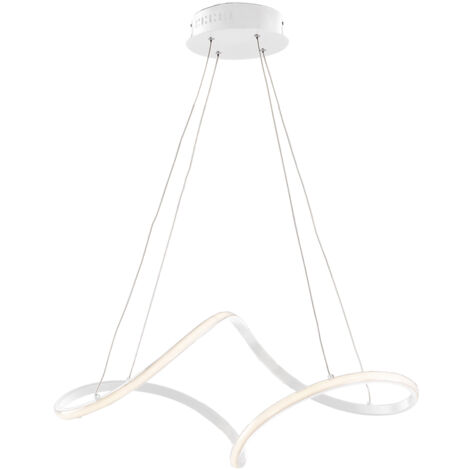 Sospensione Moderna Dana Metallo Bianco Led Integrato 4000K (1/2)