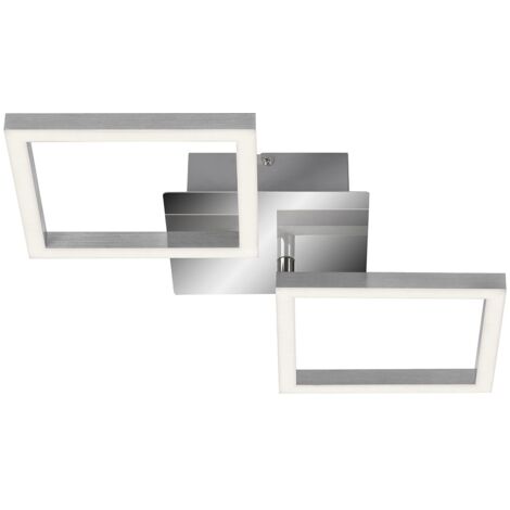 Applique Moderna Frame Metallo Cromo Led Integrato 11W 3000K