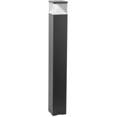 Paletto Alto Moderno Diamond Alluminio Grafite E Termoplastica 12W Led 3000K (1/2)
