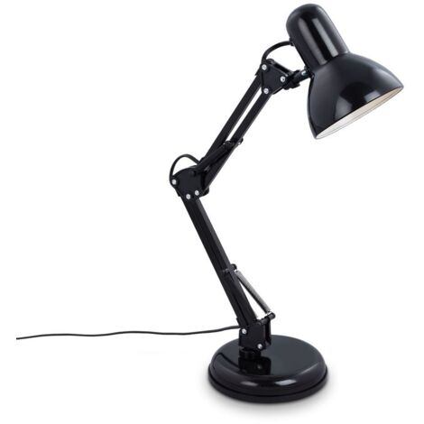 Lampada Da Tavolo Nordico Pixa Metallo Nero 1 Luce E14 (1/5)