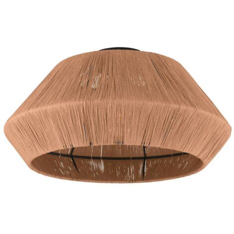 Plafoniera Vintage Alderney Acciaio Nero 1 Luce E27 (1/3)