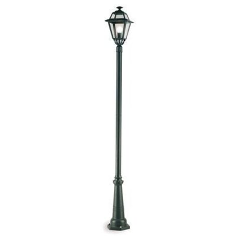 Palo Da Esterno Contemporaneo 241Cm Elegance Alluminio E Vetro Grigio 1 Luce E27 (1/4)