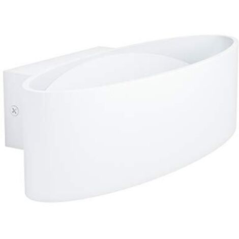 Applique Minimal Maccacari Alluminio Bianco Luce Led Integrato 10W (1/4)