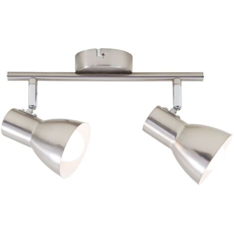 Spot Moderno Cup Metallo Nickel Satinato 4 Luci E15 (1/5)