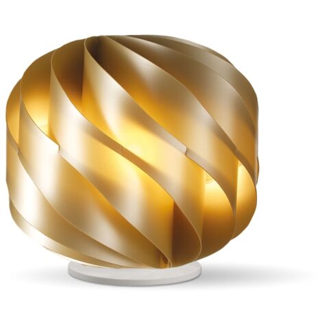 Piantana Moderna Globe Polilux ® New Gold Materie Plastiche 2 Luci E27 (1/2)