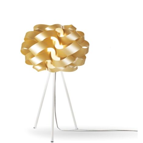 Lampada Da Scrivania Moderna Cloud Polilux ® New Gold E Metallo 1 Luce E27 (1/2)