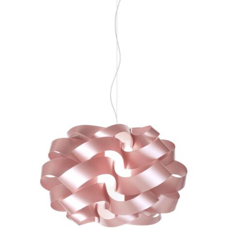 Lampadario a sospensione una luce CLOUD Rosa diametro 28x h18 cm (1/2)