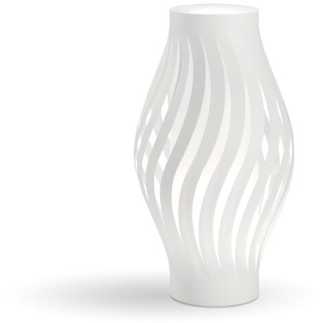 Lampada Da Scrivania-Ufficio Moderna Helios Polilux ® Bianco 1 Luce E14